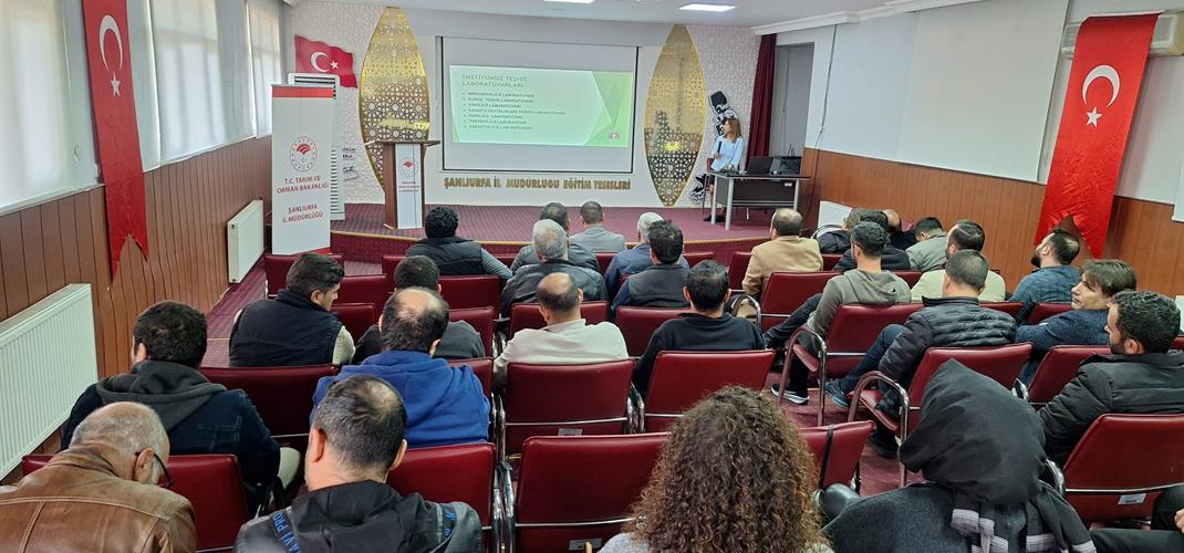 Şanlıurfa İl Tarım ve Orman Müdürlüğü'nde Numune Alma ve Gönderme Usulleri ile Nekropsi Eğitimi Gerçekleştirildi