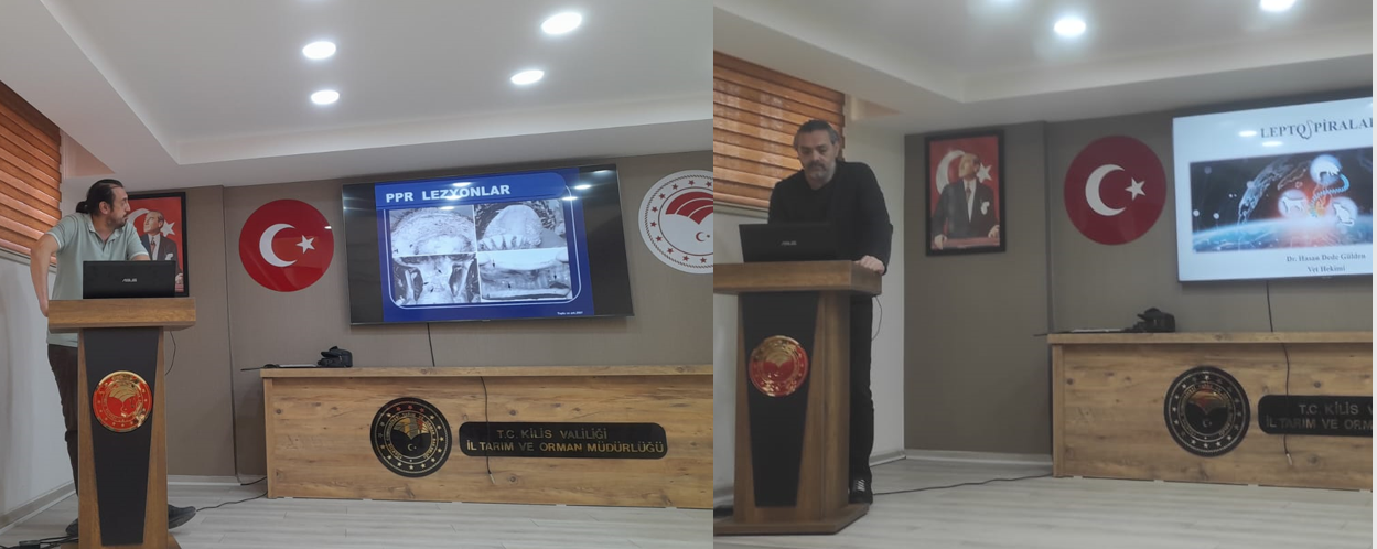 Kilis İlinde; PPR, Avıan Influenza, Leptospira eğitimleri verildi