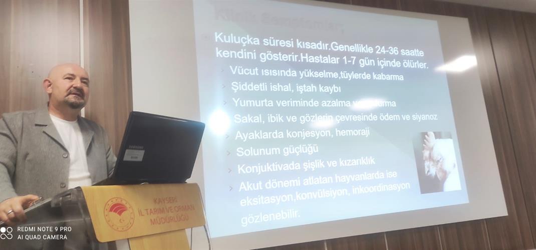 PPR, Avıan Influenza, Leptospira eğitimleri verildi