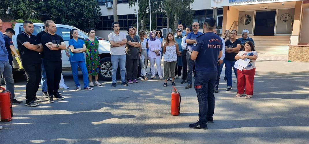 KURUMUMUZDA YANGIN TATBİKATI GERÇEKLEŞTİRİLDİ