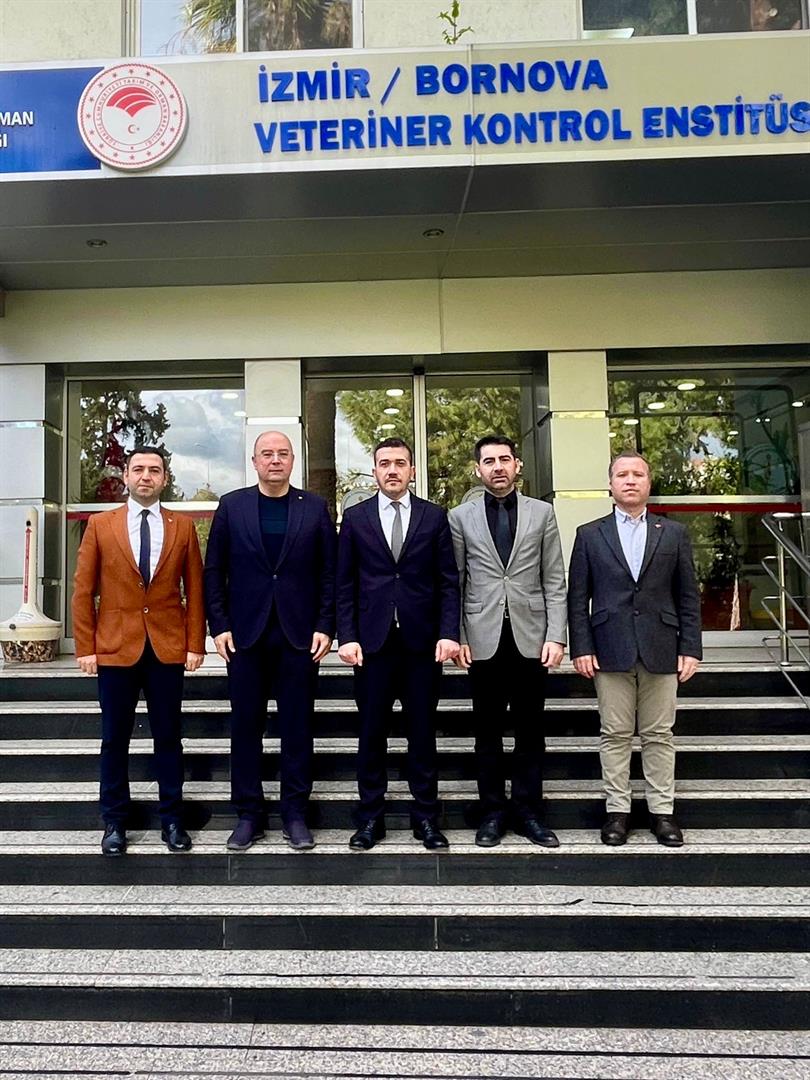 Hayvancılık Genel Müdürlüğü Veteriner Hizmetleri ve Halk Sağlığı Dairesi Başkanı Sayın Burak DEVECİ ve Çalışma Grup Sorumlusu Sayın Bora ÜNDAR'ın ziyareti