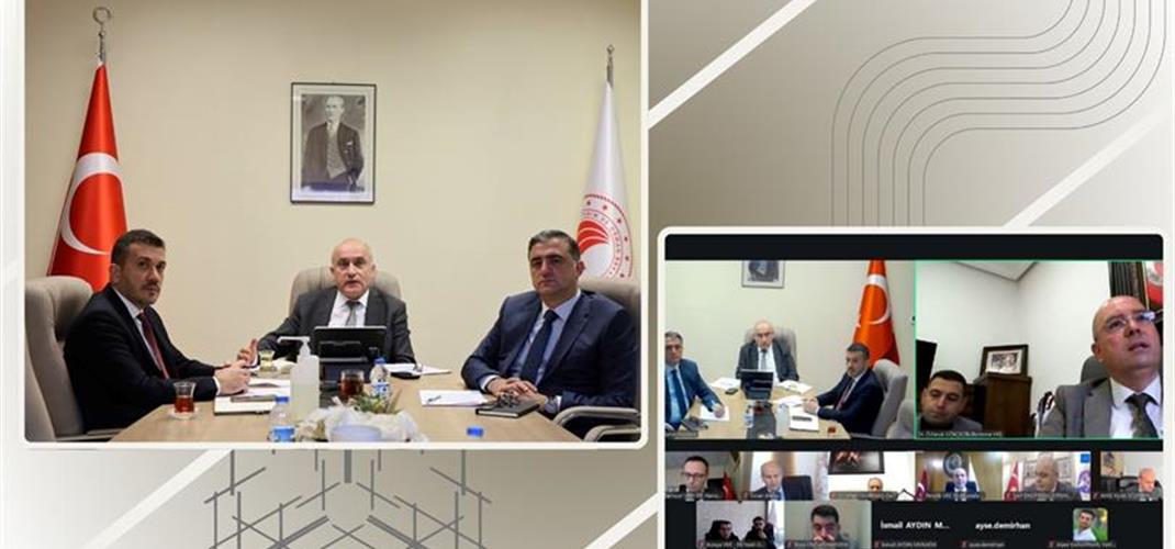 Genel Müdürlüğümüz Enstitü Müdürleri ile Çevrimiçi Değerlendirme Toplantısı