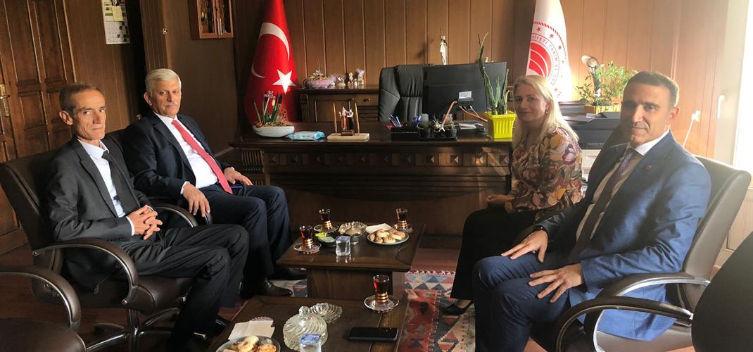  Türkiye Veteriner Hekimler Birliği Merkez Konseyi Başkanı Sayın Ali Eroğlu Kurumumuzu ziyaret etti. 